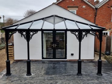 <p>This stunning, double-hipped verandah was installed in February 2023 for our clients in Wiltshire. </p>

